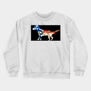 Camo NC Flag Labrador Crewneck Sweatshirt